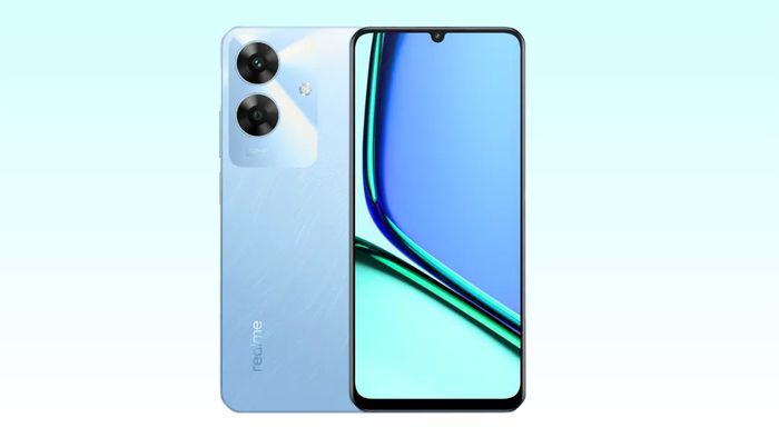 Hình ảnh render của realme Note 60