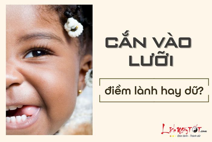 Cắn vào lưỡi