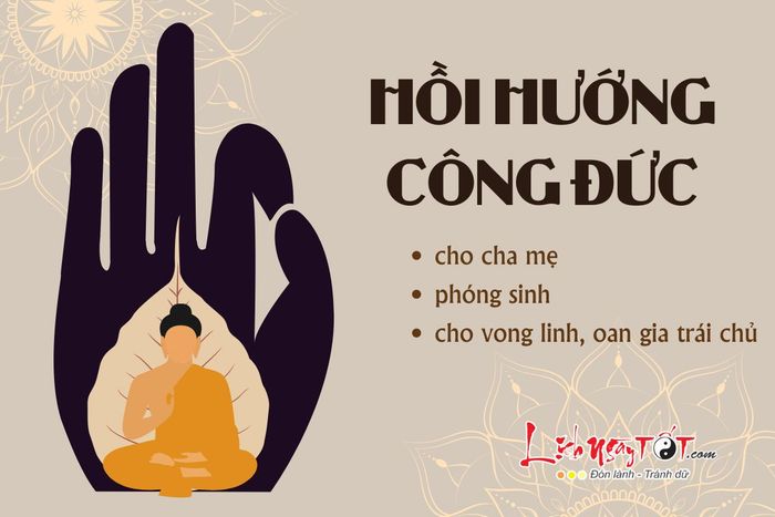 Cách thực hiện hồi hướng công đức