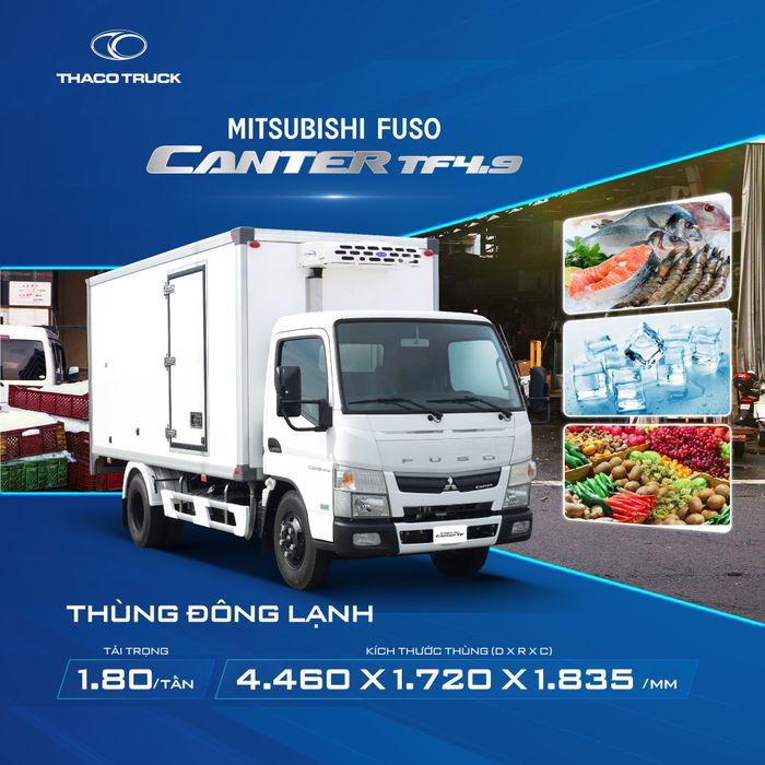 Hình ảnh xe đông lạnh Fuso 2