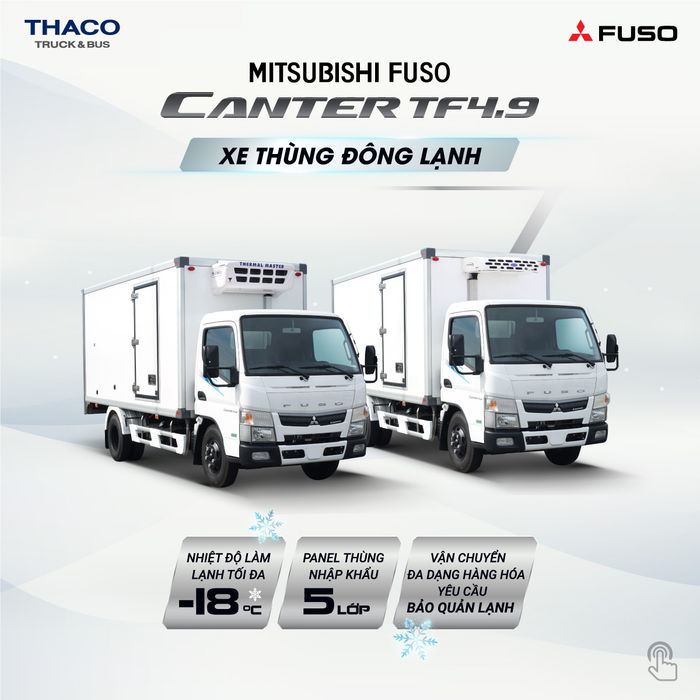 Hình ảnh xe đông lạnh Fuso 1