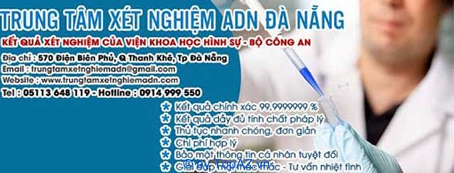 địa chỉ xét nghiệm ADN tại Đà Nẵng