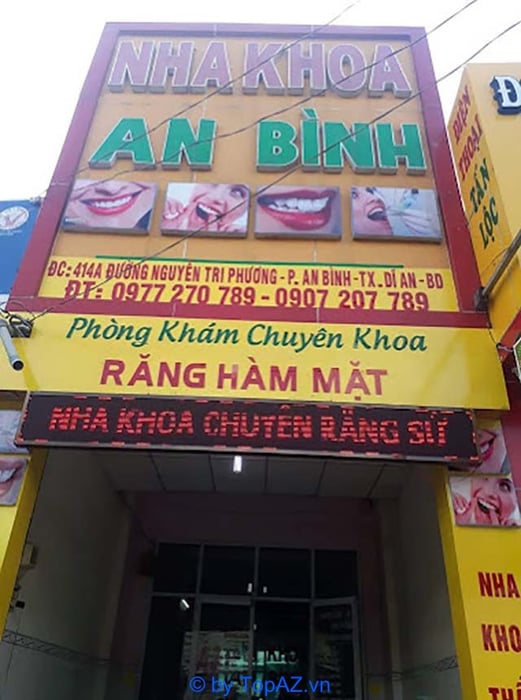 Địa chỉ của Nha khoa An Bình tại Dĩ An