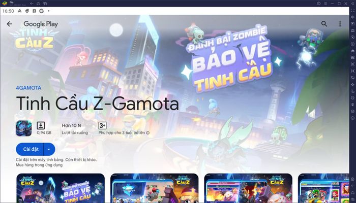 Giải cứu nhân loại khỏi bầy zombie khi trải nghiệm Tinh Cầu Z-Gamota trên PC với BlueStacks