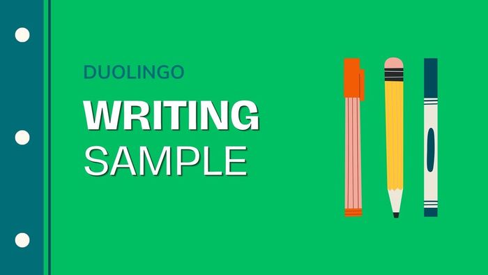 Khám phá dạng bài Writing Sample trong Duolingo English Test