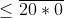 ≤ ¯200