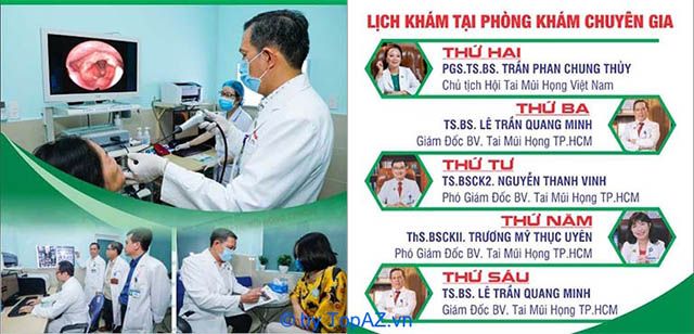 Phòng khám Tai mũi họng chất lượng tại TPHCM