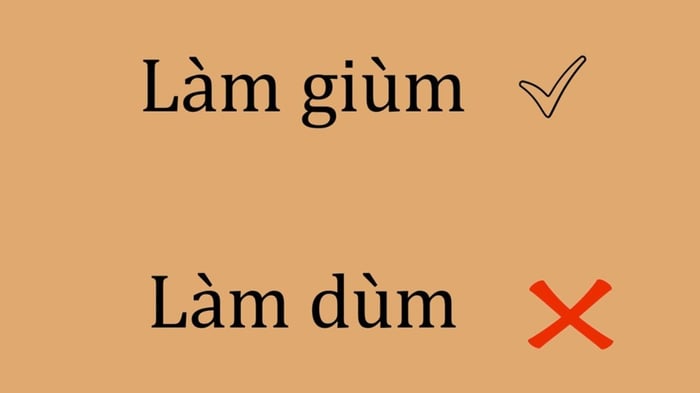 Dùm hay giùm