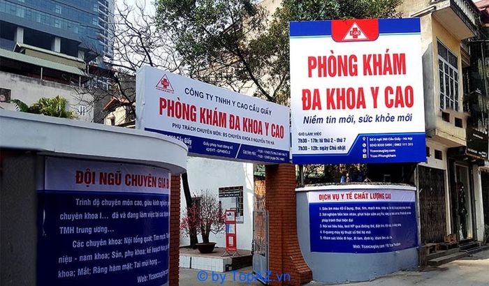 Phòng khám phụ khoa tại Cầu Giấy