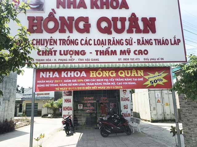 phòng khám nha khoa hàng đầu tại Hậu Giang