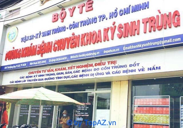 địa chỉ xét nghiệm giun tại TP.HCM