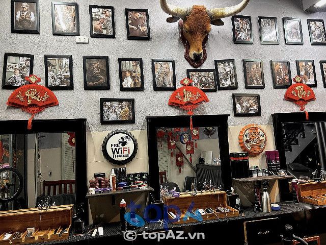 cắt tóc nam barber Long Thành