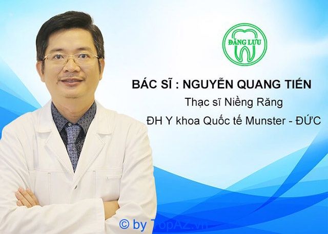 Thạc sĩ Nguyễn Quang Tiến là bác sĩ niềng răng hàng đầu tại TP.HCM