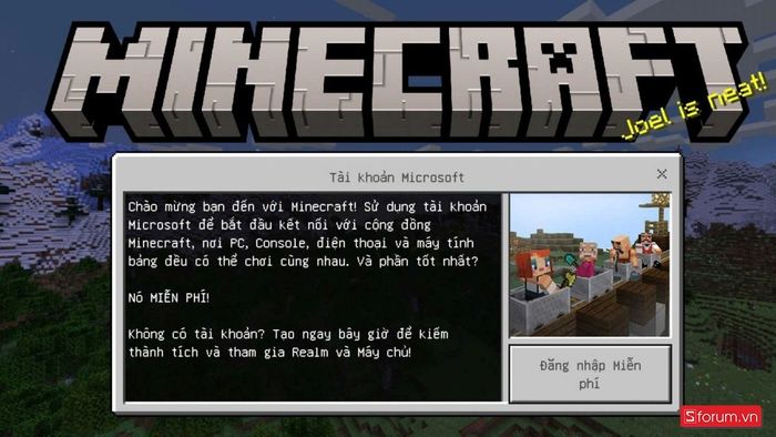 Hướng dẫn chi tiết cách đăng nhập vào Minecraft 1.18.2