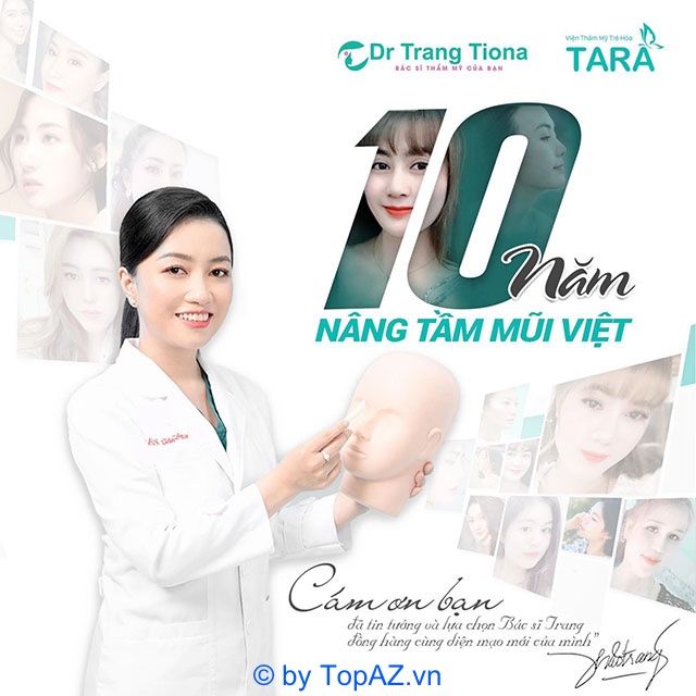 Bác sĩ thẩm mỹ Dr Trang Tiona nổi tiếng và uy tín tại TPHCM