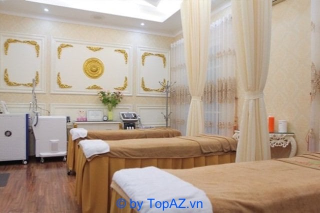 Thái Anh Spa sở hữu không gian thiết kế hiện đại, tinh tế và sạch sẽ.