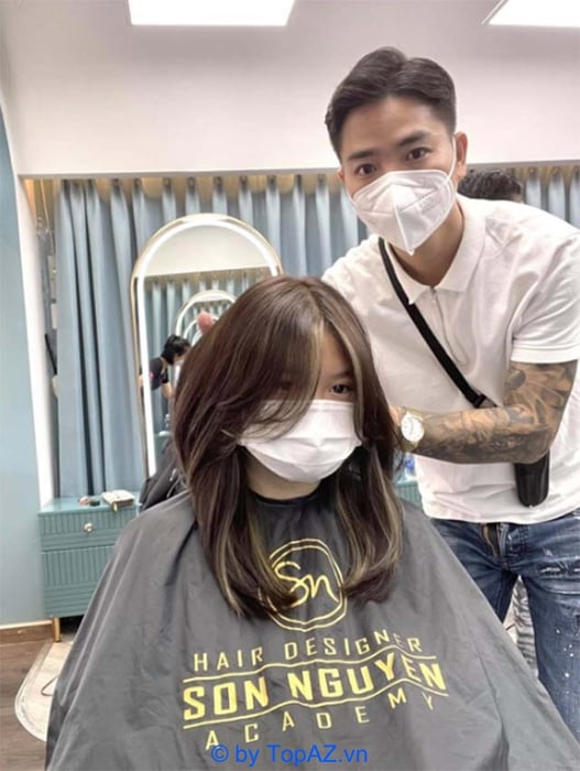 salon làm tóc chất lượng tại Quận 7