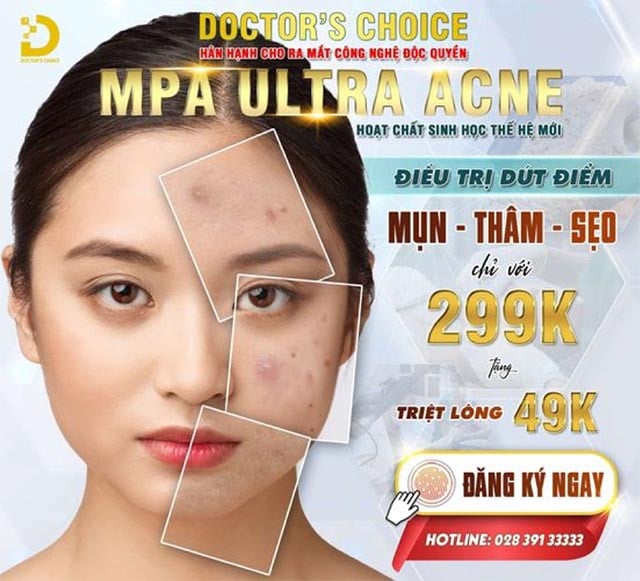 Spa trị mụn uy tín tại TPHCM, Doctor's Choice – Chuyên trị mụn