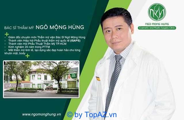 bác sĩ thẩm mỹ giỏi treo chân mày tại TP.HCM