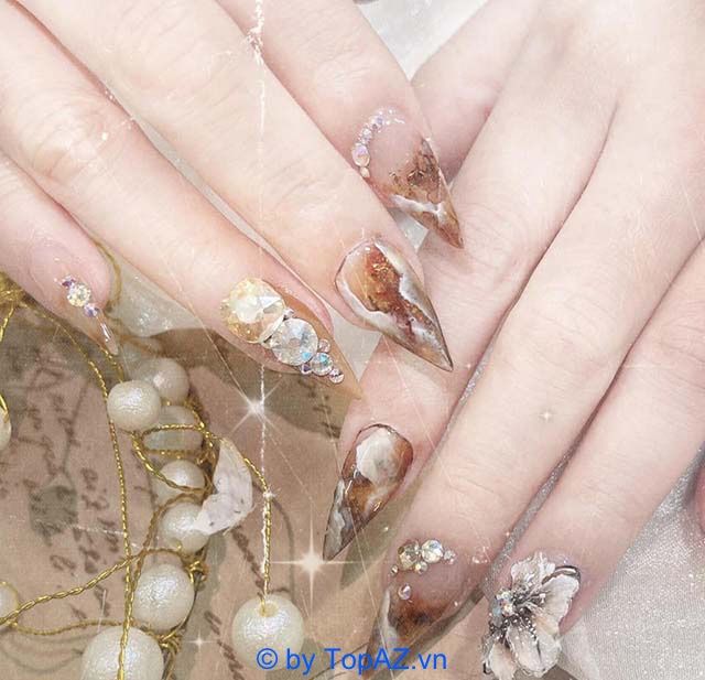 Tiệm nail ở quận 6 với thiết kế đẹp mắt.