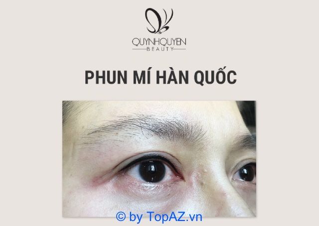 Dịch vụ phun mí mắt tại QuynhQuyen Beauty Center