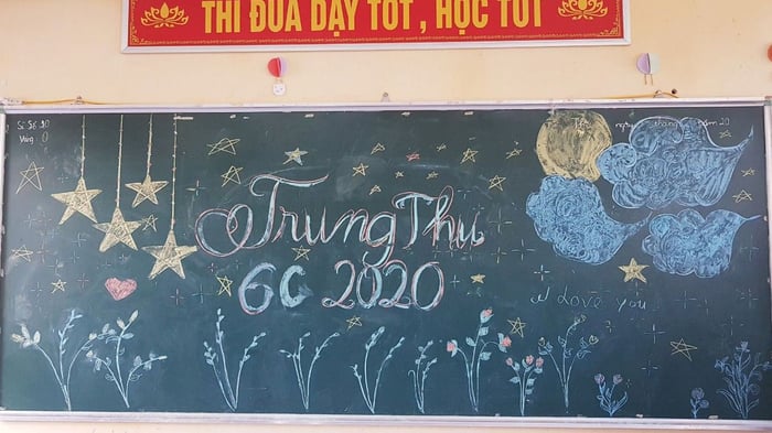 Mẫu thiết kế bảng Trung thu 3