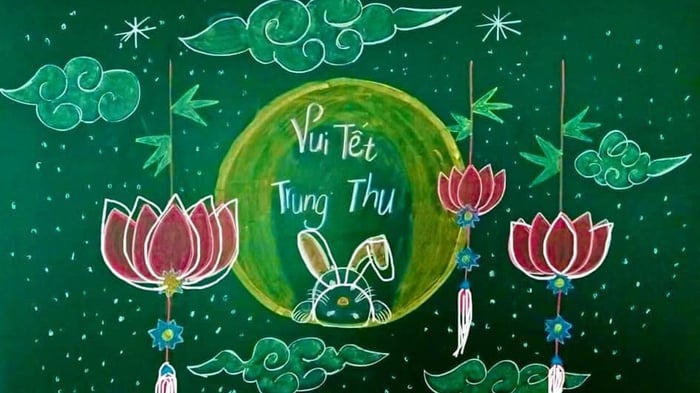 Mẫu thiết kế bảng Trung thu 11