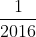 \frac{1}{2016} + \frac{3}{2016} + \frac{5}{2016} + ... + \frac{2015}{2016}