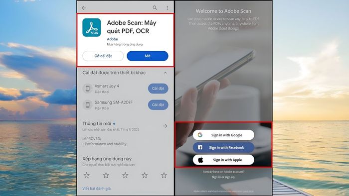 Hướng dẫn quét tài liệu trên iPhone bằng phần mềm Adobe Scan - Bước 1