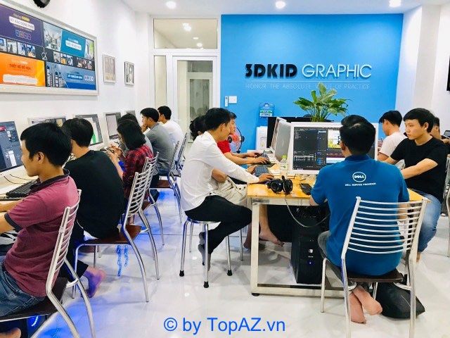 Trung tâm đồ họa 3DKID cung cấp nhiều khóa học về họa viên kiến trúc và thiết kế đồ họa.