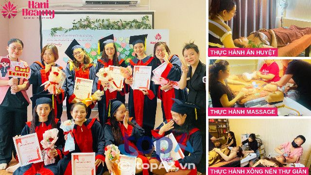 Khóa học gội đầu dưỡng sinh tại Hani Academy