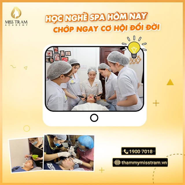 Học nghề spa tại TPHCM với uy tín của Miss Tram Academy