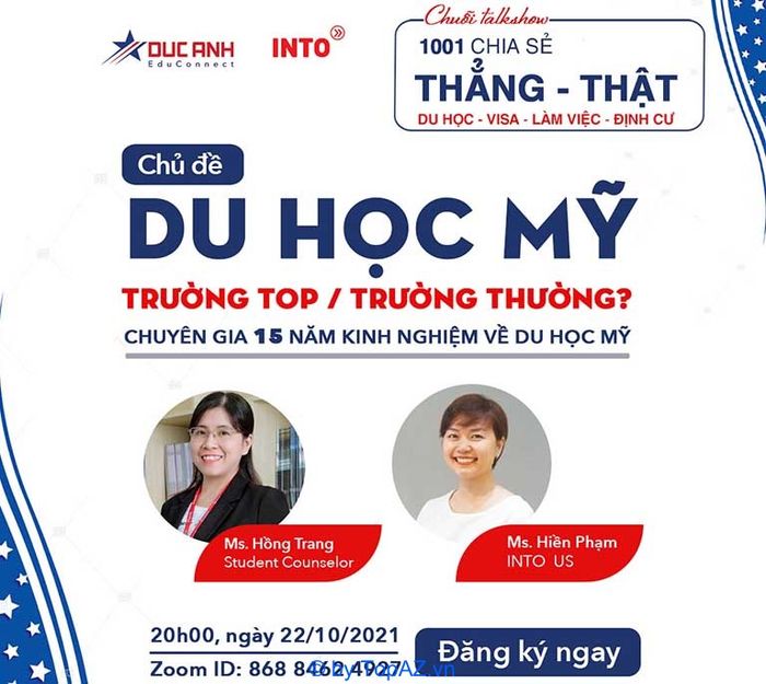 Trung tâm hàng đầu về tư vấn du học Mỹ tại TPHCM