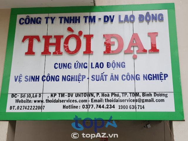 dịch vụ cung ứng lao động tại Bình Dương