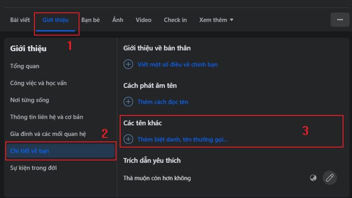 Hướng dẫn tạo biệt hiệu trên Facebook đơn giản