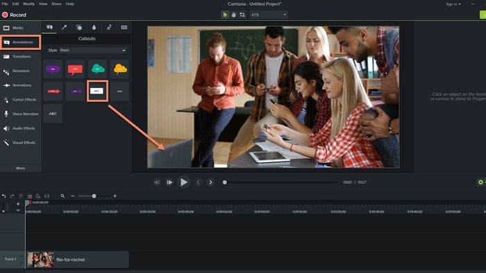 Phần mềm Camtasia Studio để kết xuất video