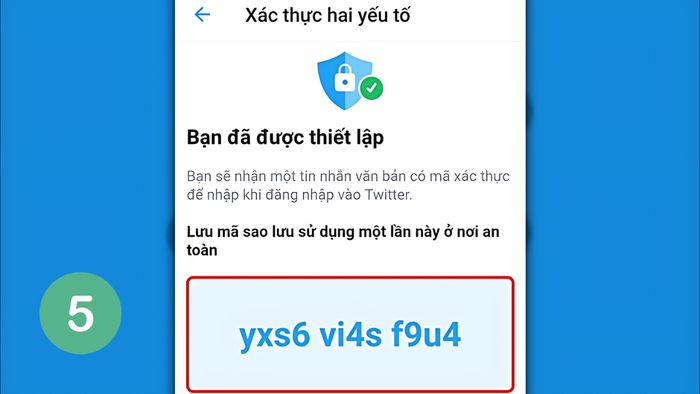 Hoàn tất thiết lập 2FA trên Facebook