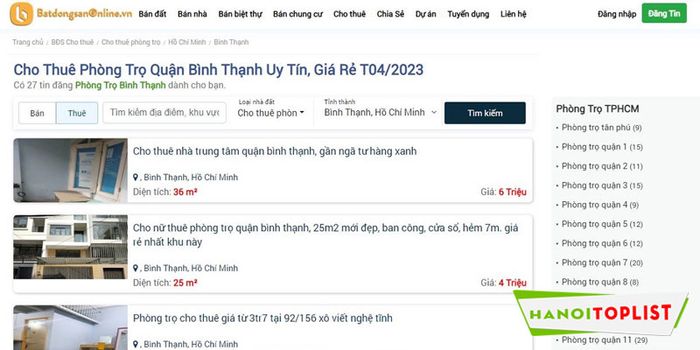 Lợi ích nổi bật khi chọn đăng tin cho thuê phòng trọ tại Batdongsanonline.vn