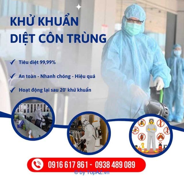 Dịch vụ khử trùng và diệt khuẩn chuyên nghiệp tại TPHCM