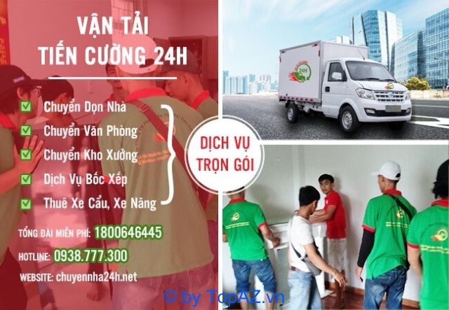 Chuyển nhà 24h cung cấp nhiều loại xe với tải trọng từ 500kg đến 10 tấn, đáp ứng nhu cầu đa dạng của khách hàng.