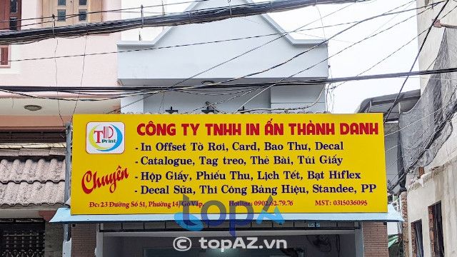 Công ty in ấn Thành Danh