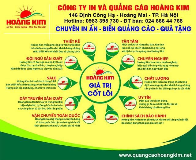 Công ty nổi tiếng về làm biển quảng cáo uy tín tại Hà Nội