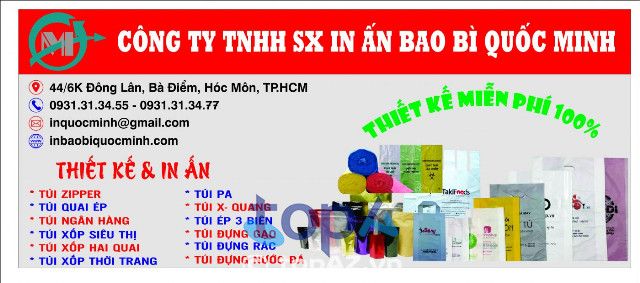 Địa chỉ của Công ty Bao Bì Quốc Minh tại TP Hồ Chí Minh