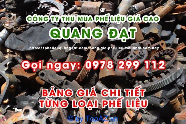 Quang Đạt là một trong những công ty thu mua phế liệu tại Quận 3 được nhiều người biết đến và tin tưởng.