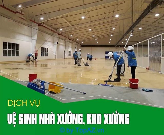 dịch vụ vệ sinh nhà xưởng tại Long An uy tín