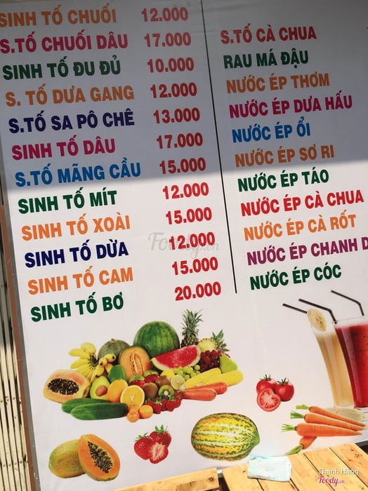 menu-quán-nước-ép