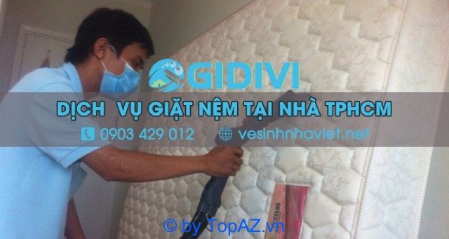 GiDiVi là một trong những công ty được đánh giá cao về dịch vụ giặt nệm và vệ sinh nệm tại nhà ở TPHCM.