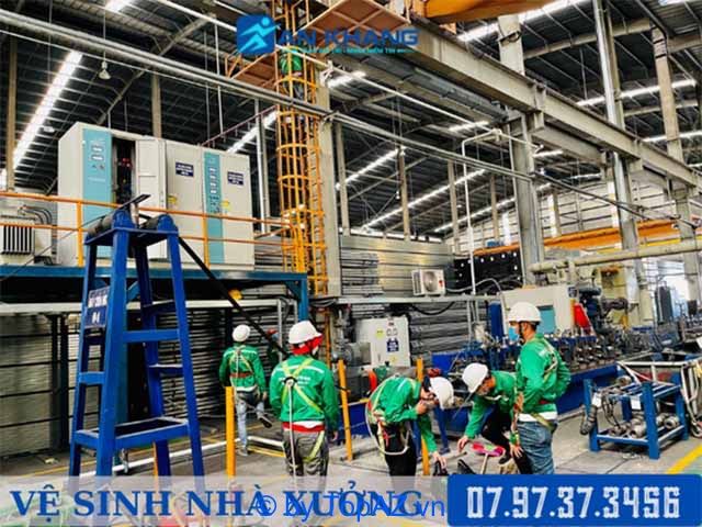 dịch vụ vệ sinh nhà xưởng tại Long An