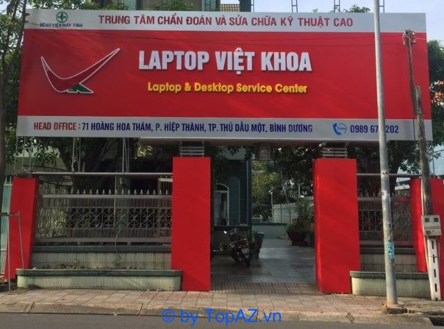 Việt Khoa là trung tâm sửa chữa máy tính và laptop chất lượng hàng đầu tại Bình Dương