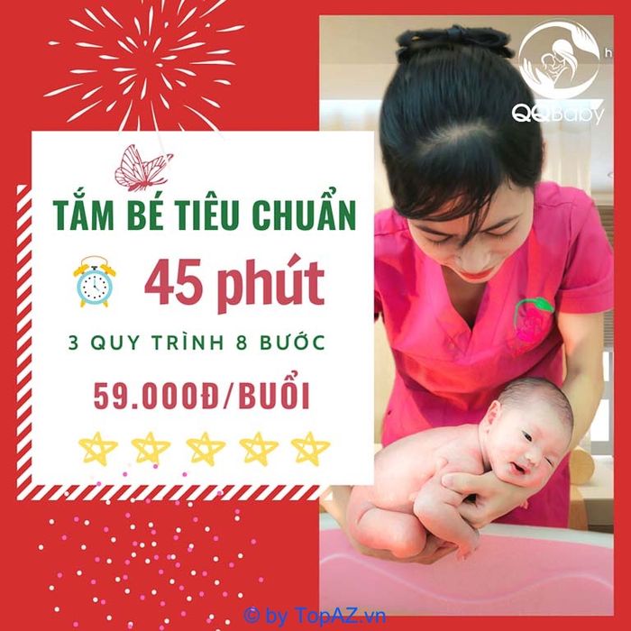 Dịch vụ tắm bé tại nhà ở Hà Nội